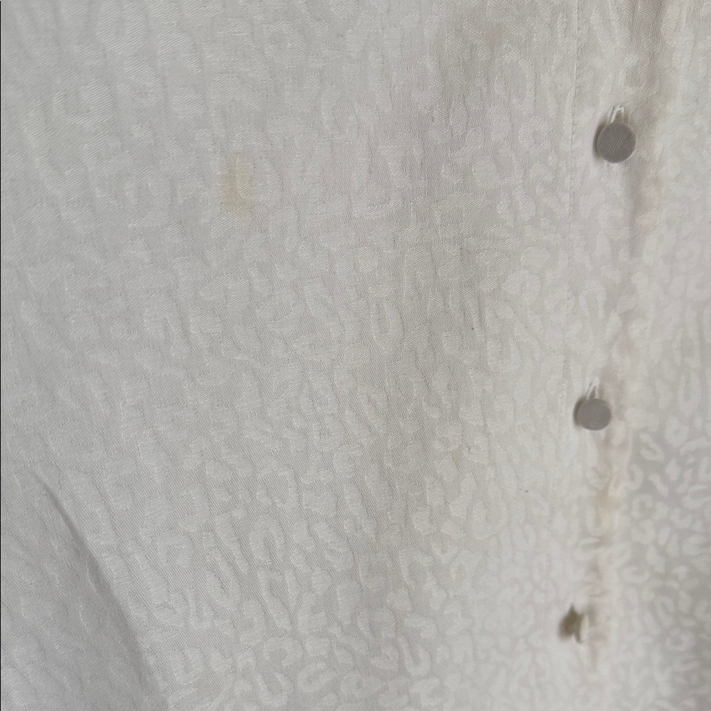 Foxcroft White Ruffle Blouse - Picture 4 of 10